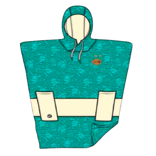 All-In Changing V Poncho Crew Turtle