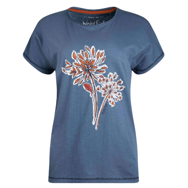 Weird Fish Seedheads Organic Graphic Tee