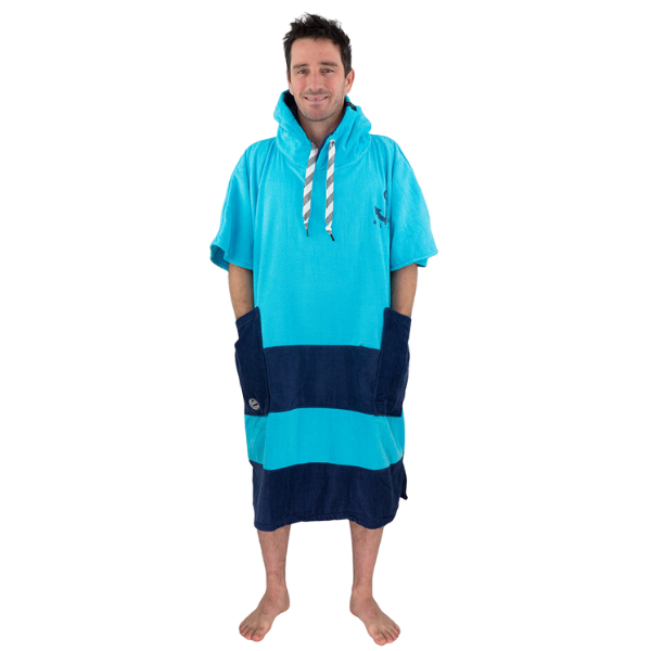 All-In Changing Poncho Men  Big Foot Turquoise