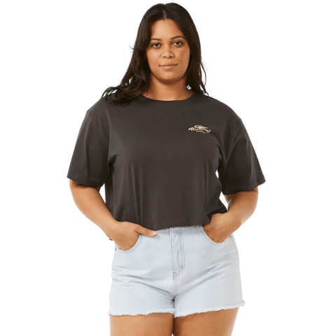 Rip Curl Rolling Curl Crop Short Sleeve Tee