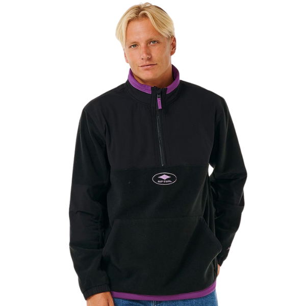 Rip Curl Anti Series Quality Surf Products 1/4 Zip Crew Fleece