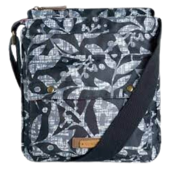 Weird Fish Kait Printed Nylon Cross Body Bag