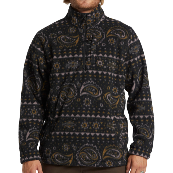 Billabong - Boundary Mock Polar Fleece Half Zip Pullover for Men