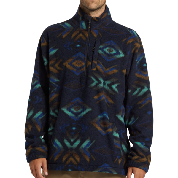 Billabong - Boundary Mock Polar Fleece Half Zip Pullover for Men