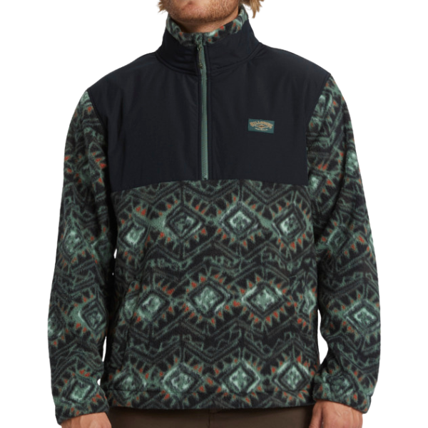 Billabong - Boundary Re-issue Polar Fleece Half Zip Pullover for Men