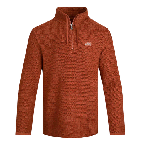 Weird Fish -  Cruiser Eco 1/4 Zip Macaroni