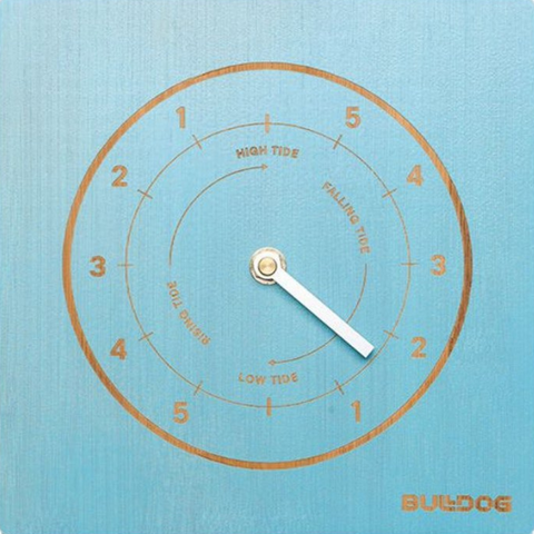 Bulldog Tide Clock Single Dial - Tide