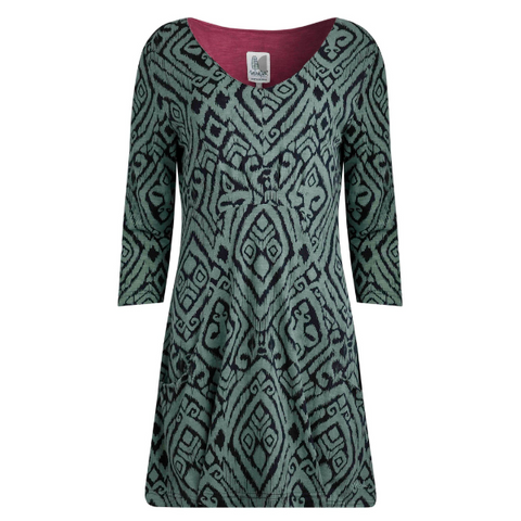 Weird Fish - Arielle Eco Printed Jersey 3/4 Sleeve Tunic