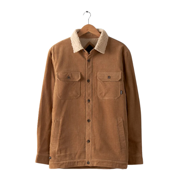 Saltrock  Zeke 2 - Mens Borg Lined Corduroy Shacket