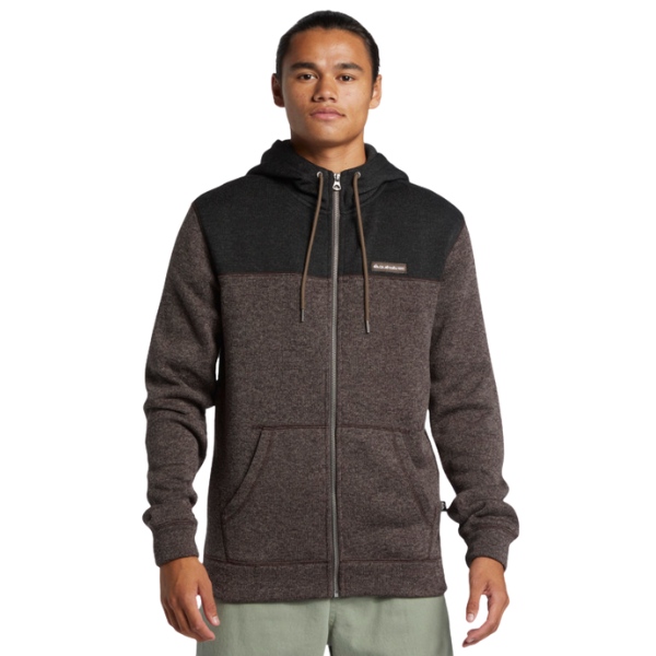 Quiksilver Mens Keller Block Zip-Up Hoodie