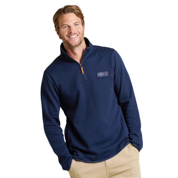 Brakeburn Navy Quarter Zip Sweatshirt