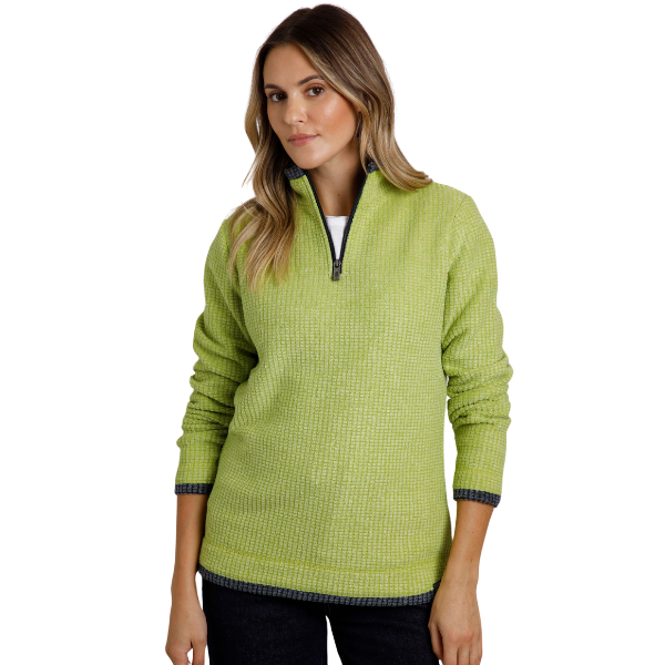 Weird Fish Beye 1/4 Zip Fleece