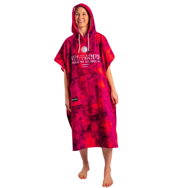 Saltrock Changing Towel Poncho Peace Tie Dye