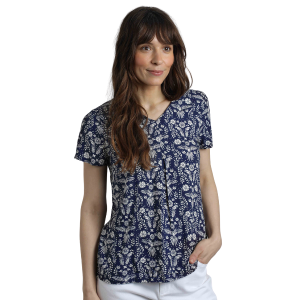 Weird Fish Solle LivaEco™ Printed Viscose Top